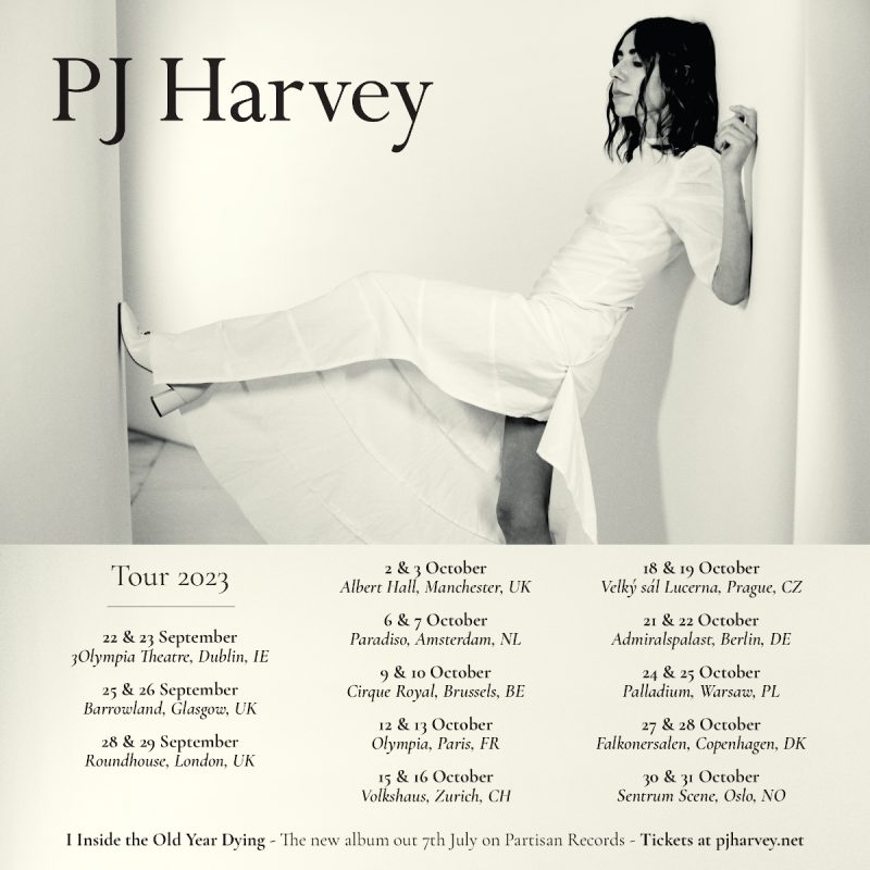 PJ Harvey announces UK and European tour